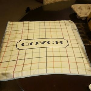 COACH SQUARE SILK PURSE SCARVES