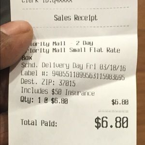 Proof of shipment for @jesseclaxton