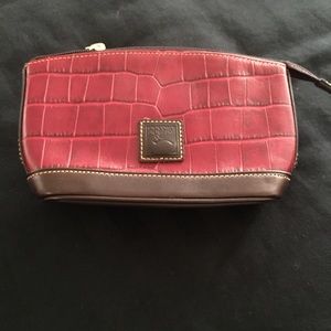 Dooney & Bourke leather cosmetic bag