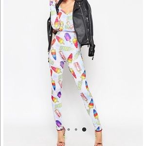 NOT FOR SALE ASOS unitard in lolly print