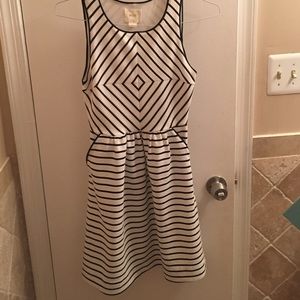 Black and white dress