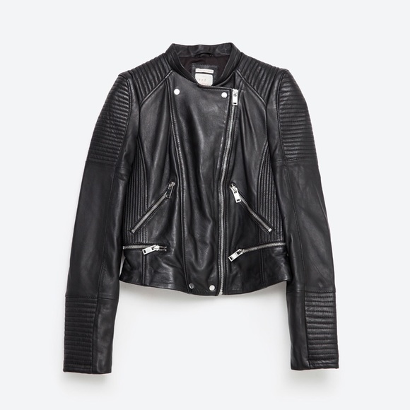 ZARA Leather Biker Jacket