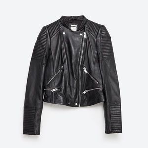 ZARA Leather Biker Jacket