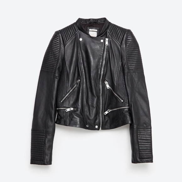 ZARA Leather Biker Jacket