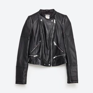 ZARA Leather Biker Jacket