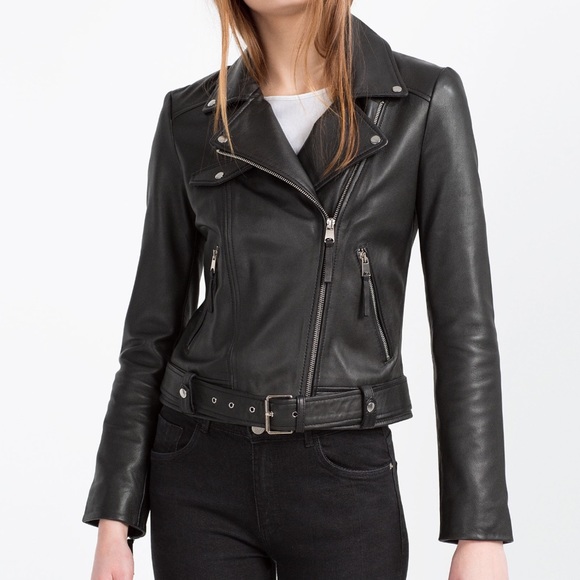 ZARA Basic Leather Jacket