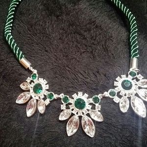 Emerald Green Statement Necklace!