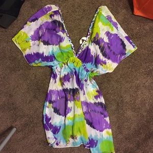 Sheer beach cover up/dress