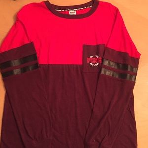 Pink long sleeve t shirt