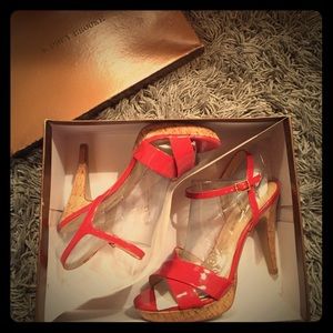 Audrey Brooke Coral High Heels