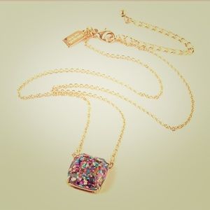 Kate Spade multi glitter necklace