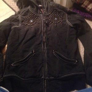 True religion hoodie navy blue