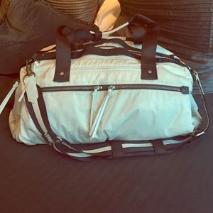 Lululemon Duffel Bag, Creme colored