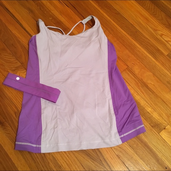 Lululemon matching tank top and headband
