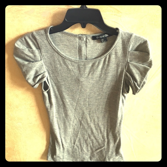 Forever 21 silver dress top