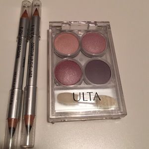 Ulta eye and lip liner + eyeshadow quad bundle