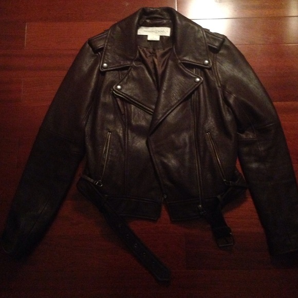 100% leather stylish motor jacket.
