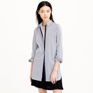 NWT J Crew Endless Shirt in navy stripe