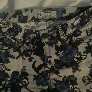 Free people flower print cords