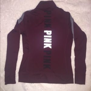 PINK Ultimate half zip sweater