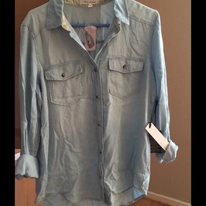 Forever 21 Denim Shirt Forever 21 Denim Shirt