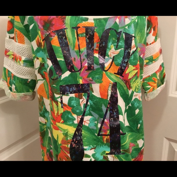 Juicy Couture Tropical 74 Top - NWT - Small - Picture 2 of 4