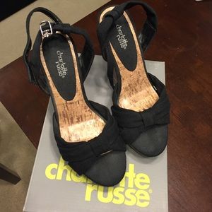 Charlotte Russe Wedges. Size 7.