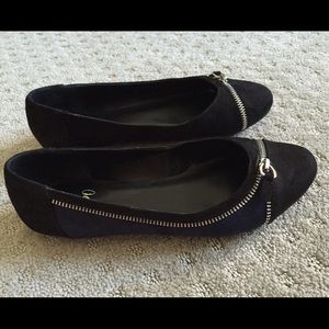 🌟LAST CHANCE🌟 Black Navy Flats, like new