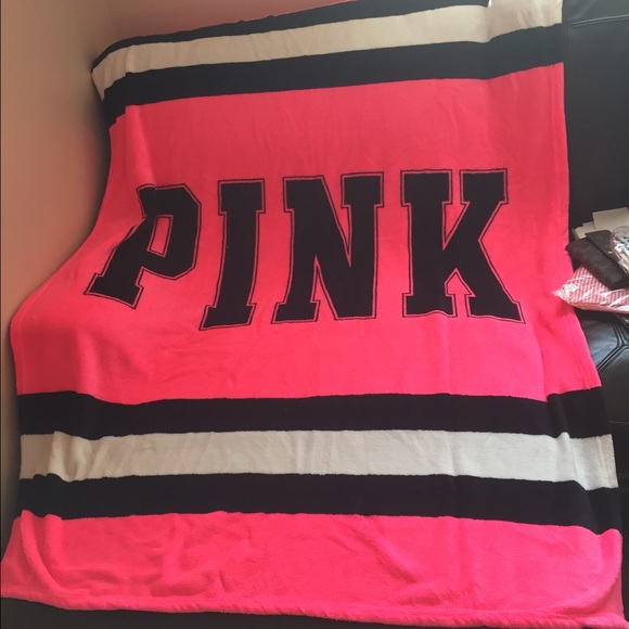 Big pink throw blanket