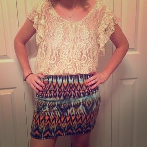 tribal bandeau skirt