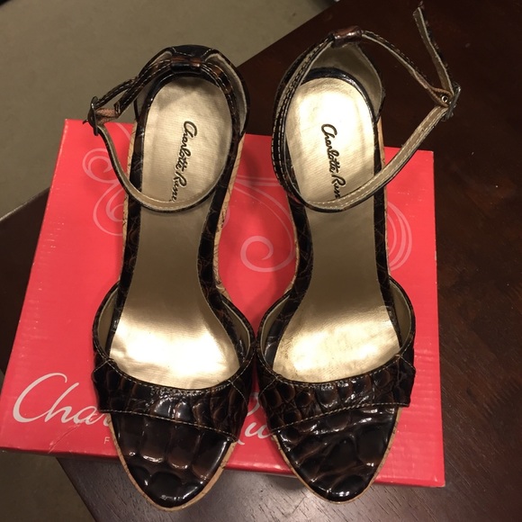 Charlotte Russe Wedges. Size 6.