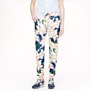 J. Crew floral print pants sz 2