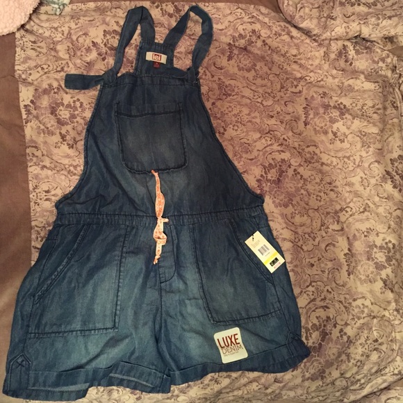 Denim romper