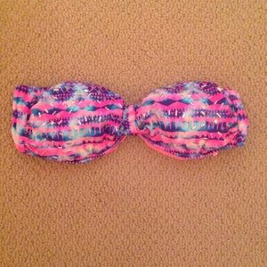 Victoria's Secret PINK bandeau swim top