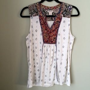 Tribal Lucky Brand tank top (L)