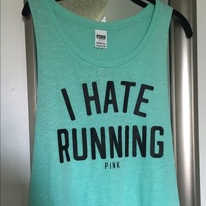 VS Pink I Hate Running Tank