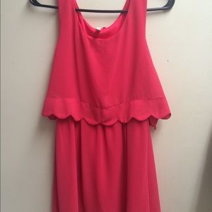 Pink Dress, Red Camel