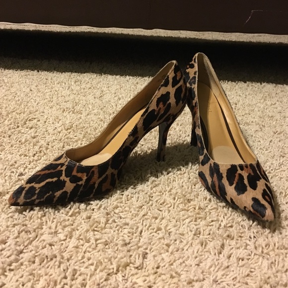 Nine West Cheetah Heels