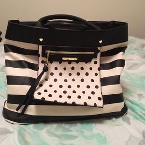 Betsey Johnson tote with tablet case.