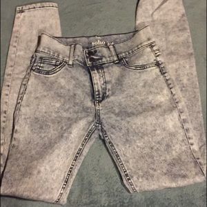 High waisted jeggings