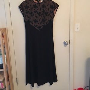 Black evening dress