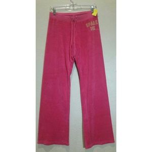 JUICY COUTURE HOT PINK SPARE ME TERRY SWEATPANTS