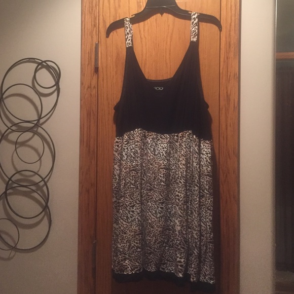 Animal print nightie