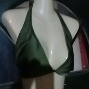 Green bikini top