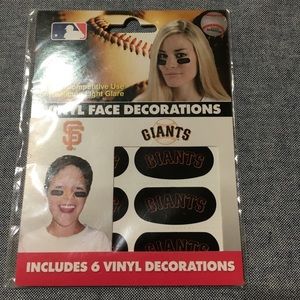 GIANTS vinyl face decals