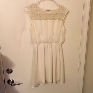 Charlotte Russe Cream Dress