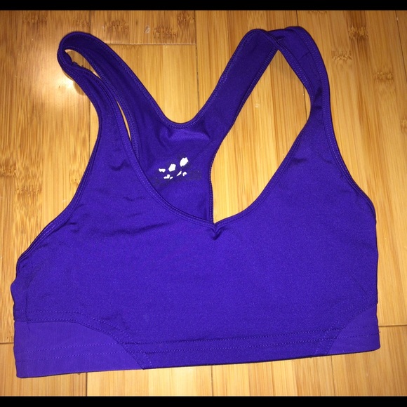 Purple Mesh Adidas Sports Bra