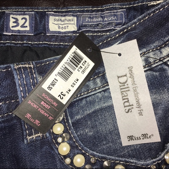 NWT Miss Me Jeans 32x30 - Picture 3 of 4