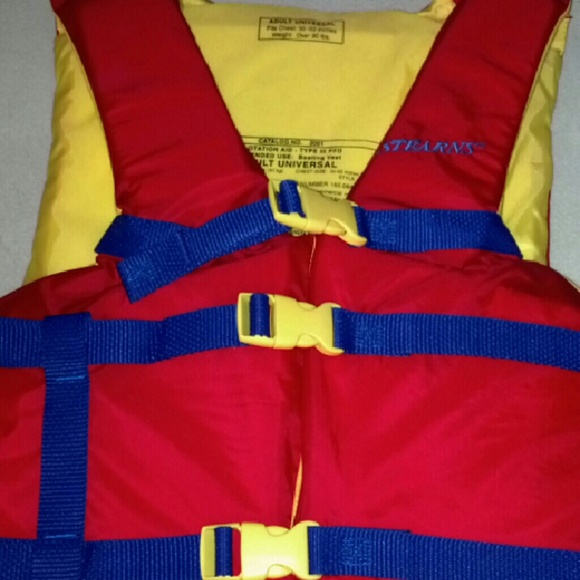 Red & Yellow Swimming Life Jacket