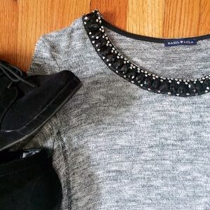 🍂Sparkly Embellished Tunic